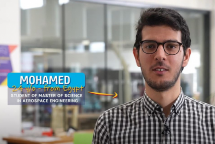 Mohamed, 24 ans, étudiant de la maîtrise de sciences en ingénierie aérospatiale