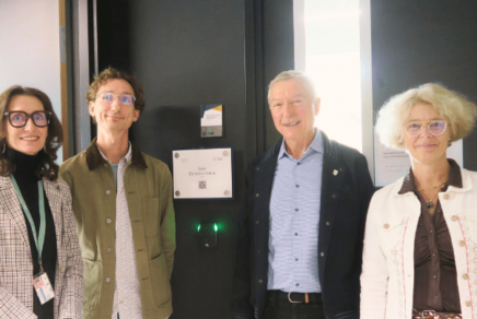 Christian DEDIEU (E 75) donne son nom à une salle de l’Aérothèque Marie-Marvingt