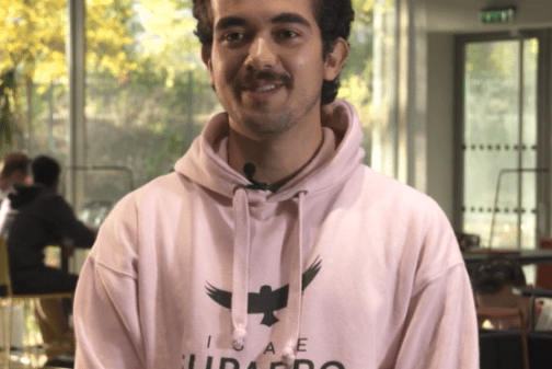 Mateus du Brésil nous parle du MAE, spécialité Aérodynamique avancée et propulsion
