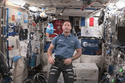 Une surprise venue d’ailleurs... depuis l’ISS...?
